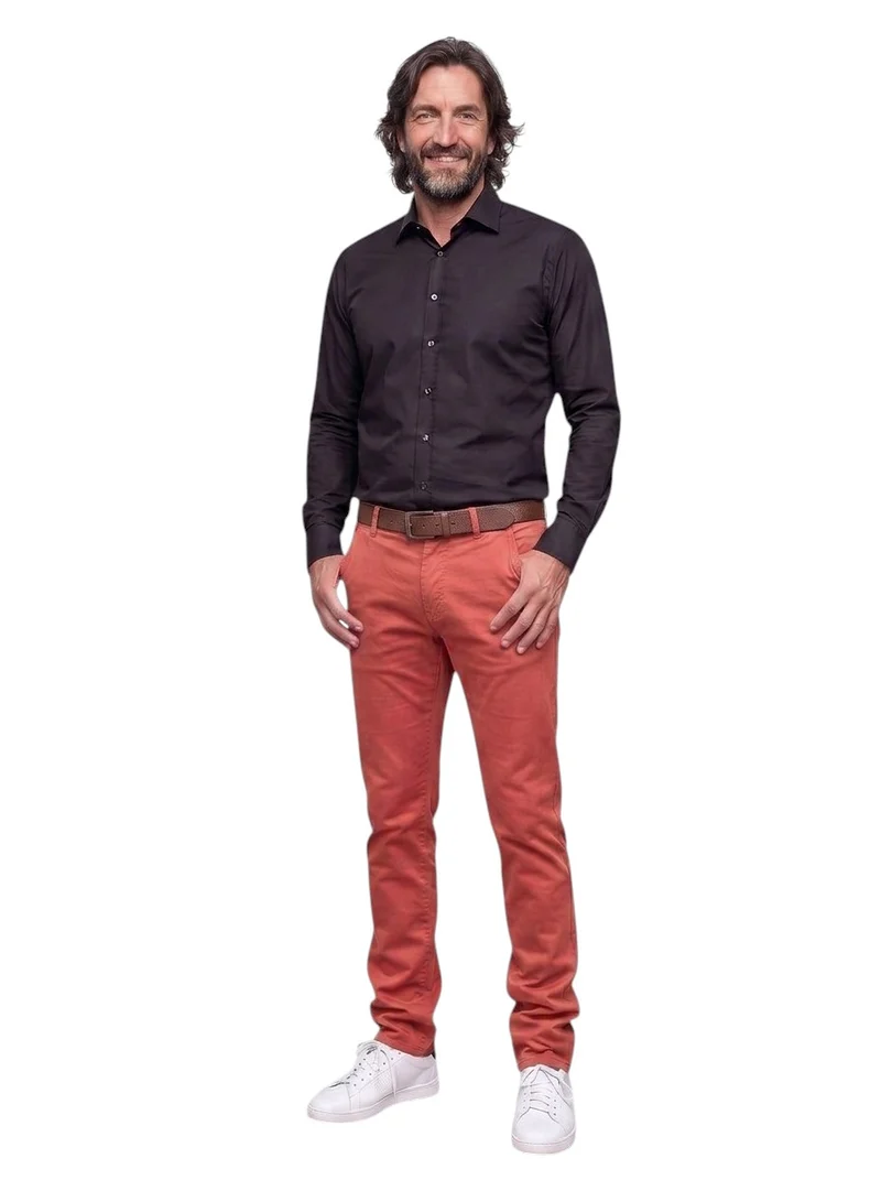 Pantalon chino homme grand pêche – Entrejambe 105 cm