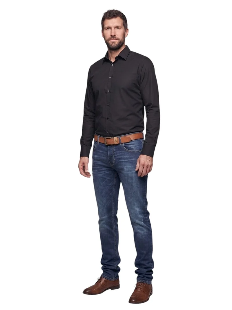 Jean homme grand modern fit bleach – Entrejambe 105 cm