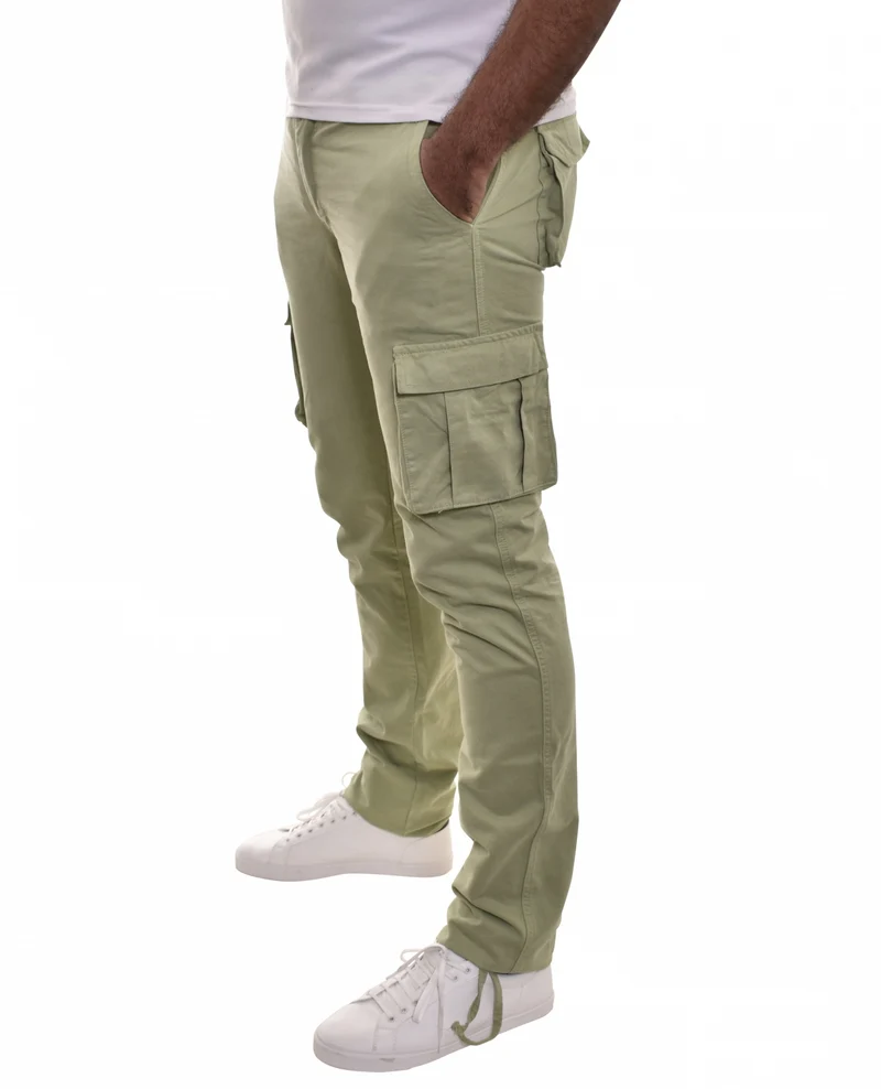 Pantalon cargo homme grand amande – Entrejambe 105 cm