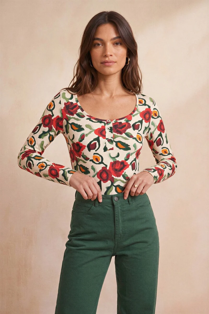 Pantalon Idéaliste Vert Mousse
