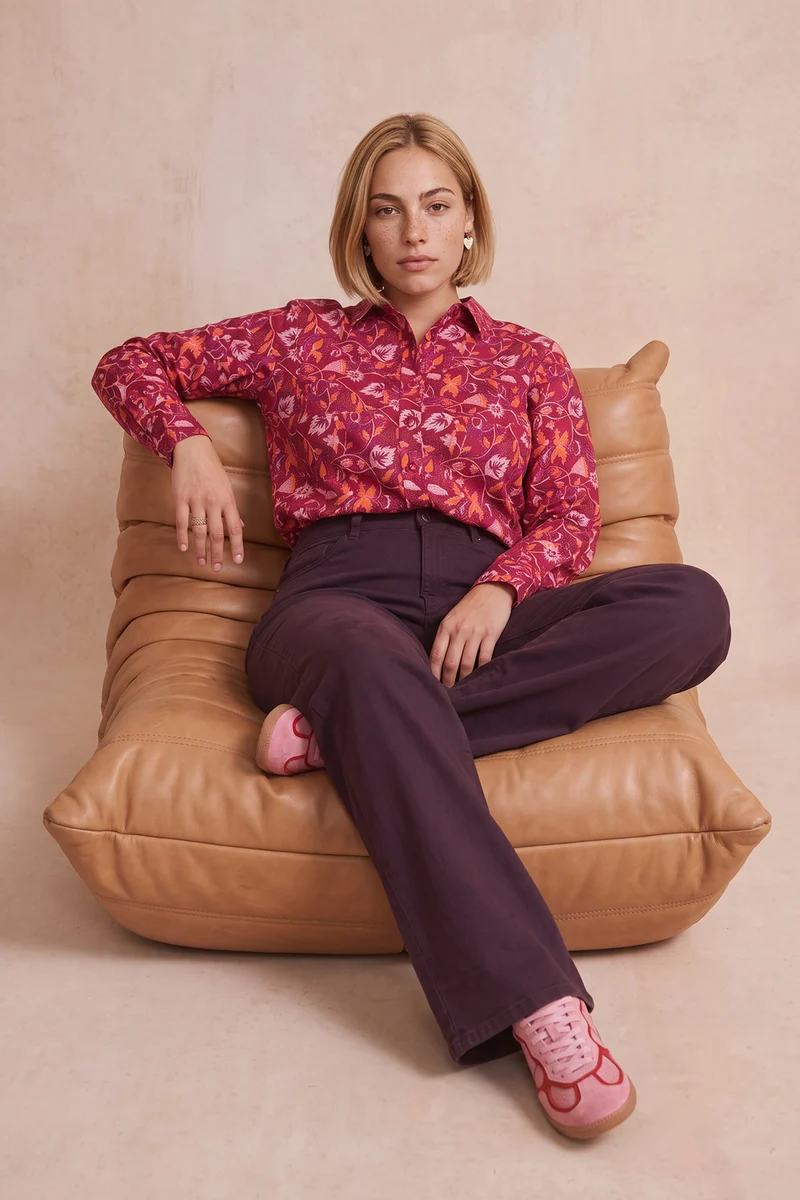 Pantalon Idéaliste Cassis