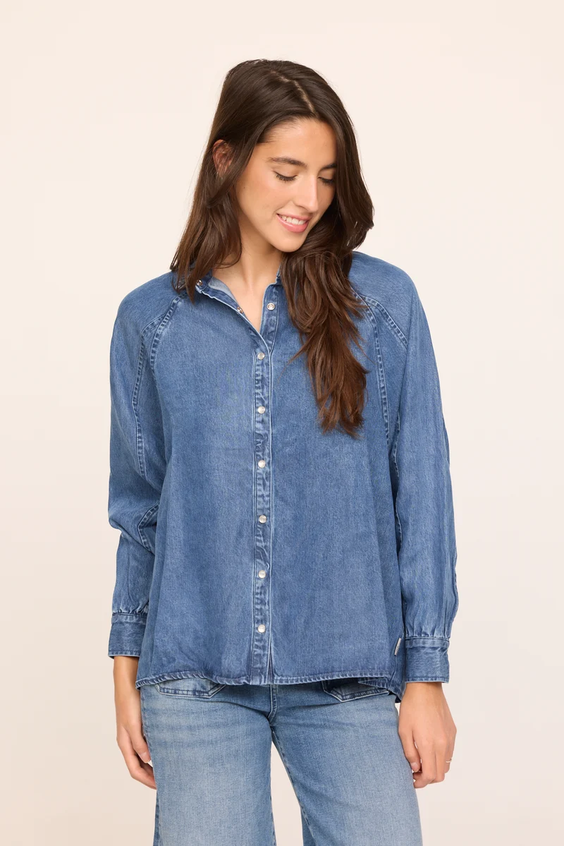 Chemise DULIA Medium Blue