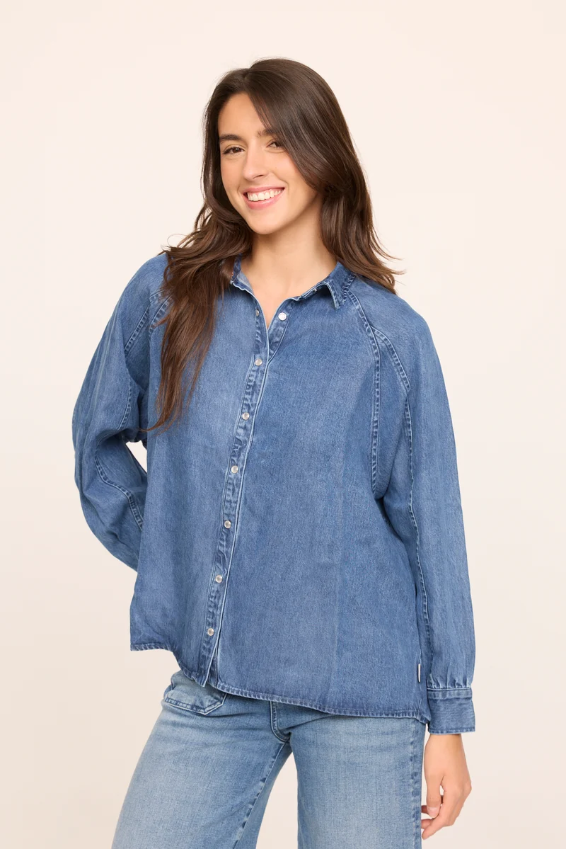 Chemise DULIA Medium Blue