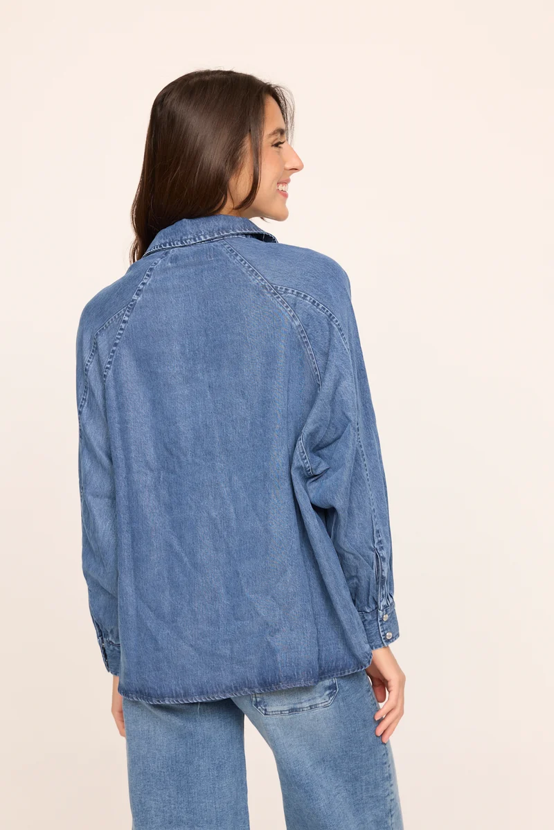 Chemise DULIA Medium Blue