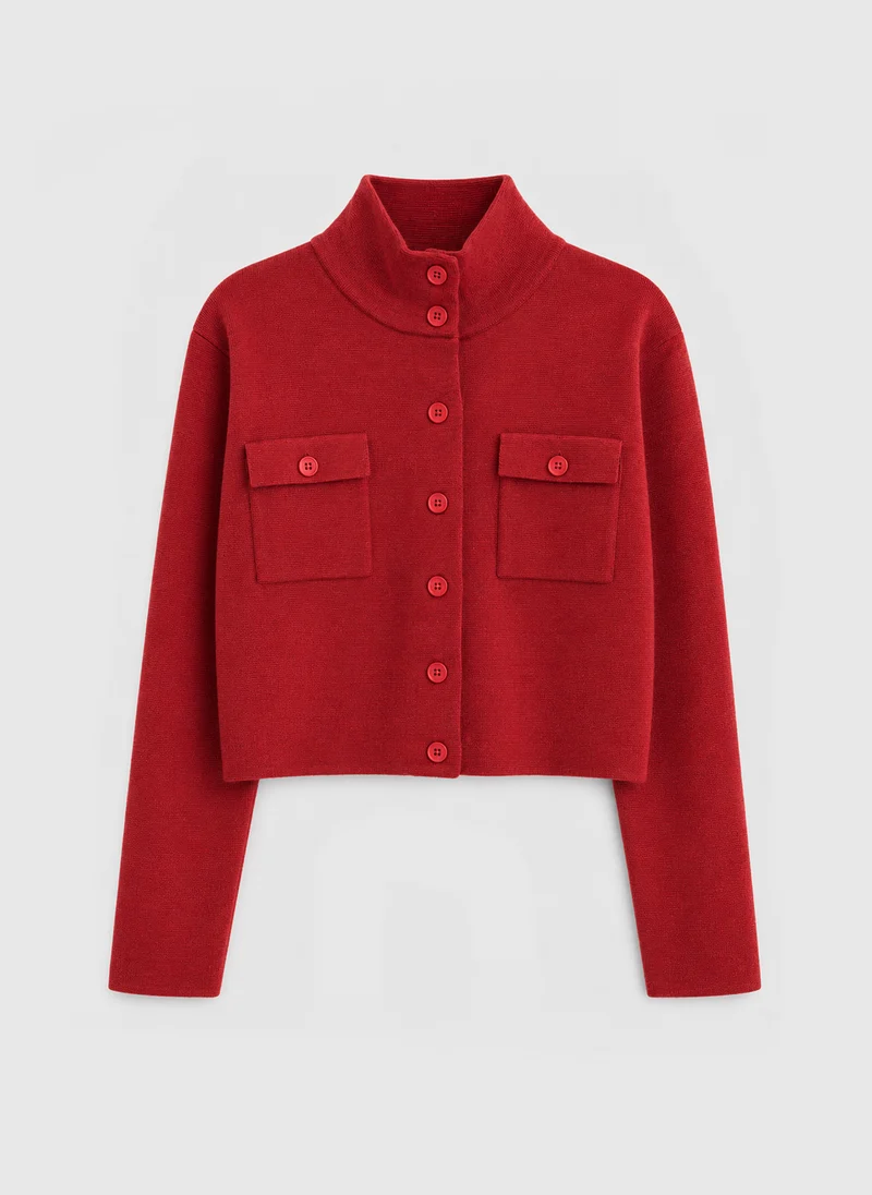 GILET VADIMI AL vermillon