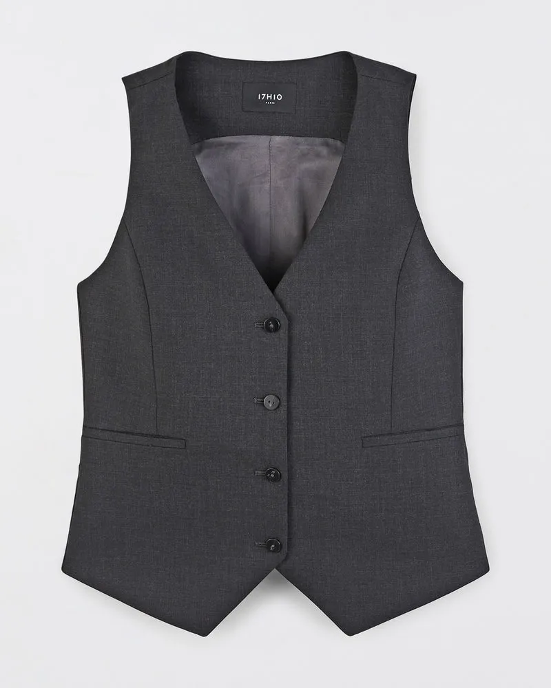 Gilet sans manches Lisbonne - Anthracite