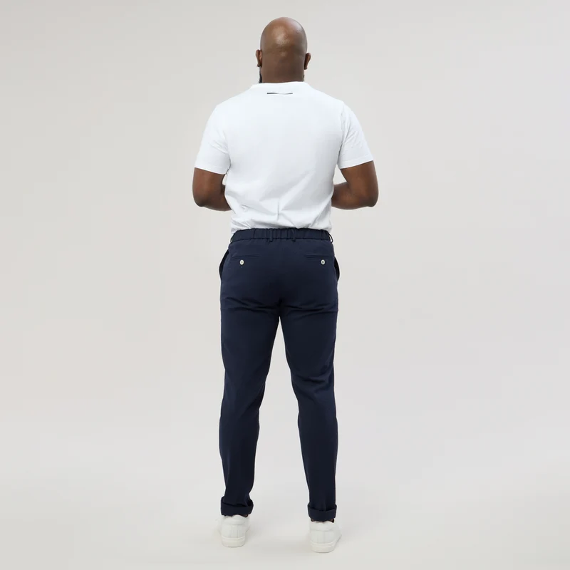 Pantalon à lacet Amovible "Pampelonne" Bleu Marine
