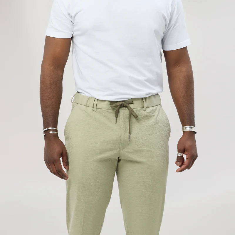 Pantalon à lacet Amovible "Sperone" Tilleul