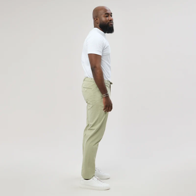 Pantalon à lacet Amovible "Sperone" Tilleul