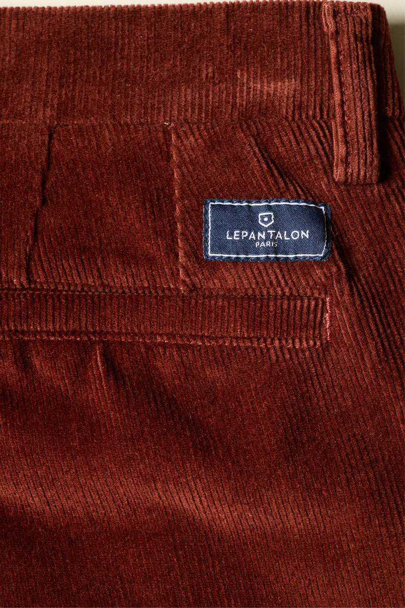 Chino velours terracota