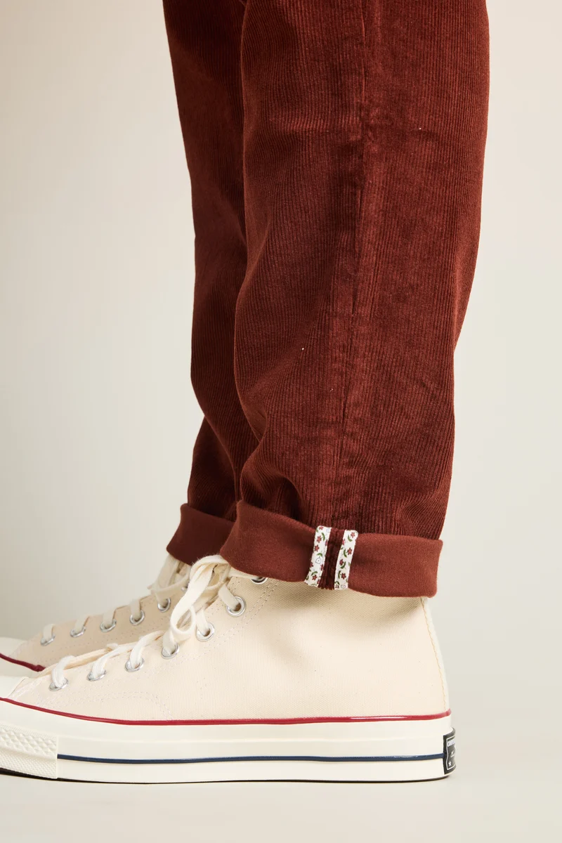 Chino velours terracota