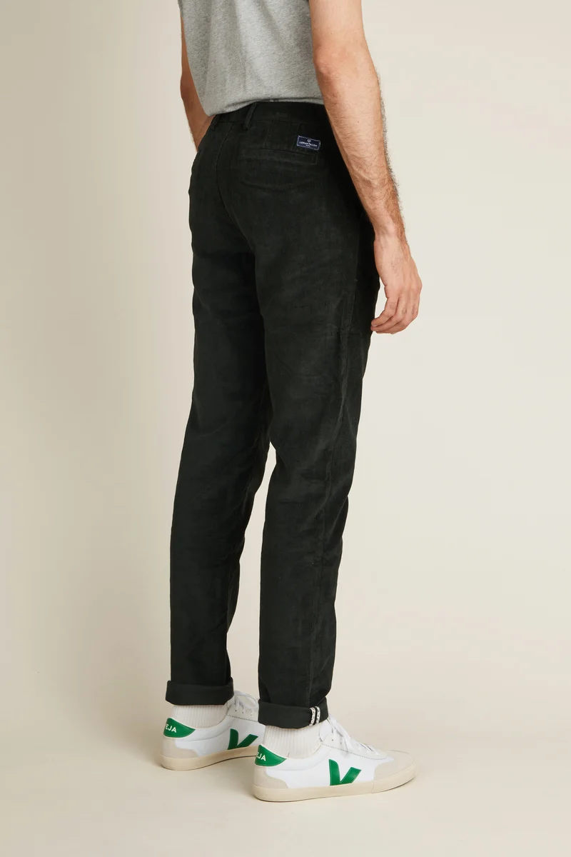 Chino velours vert sapin