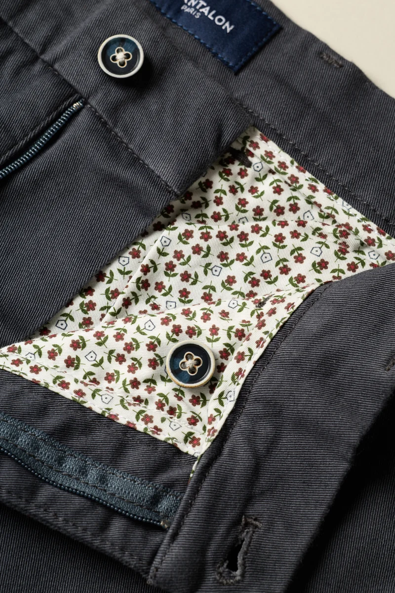 Chino easy carotte gris anthracite