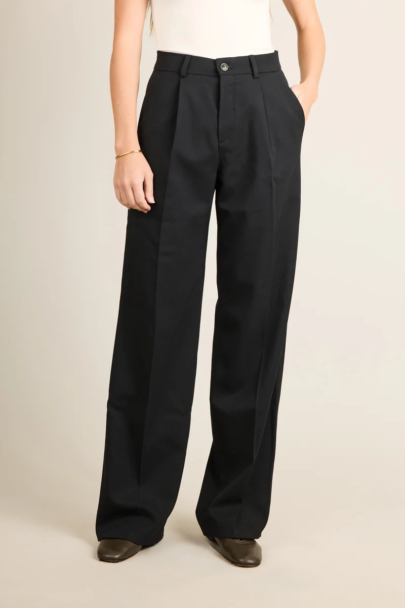 Pantalon palazzo noir