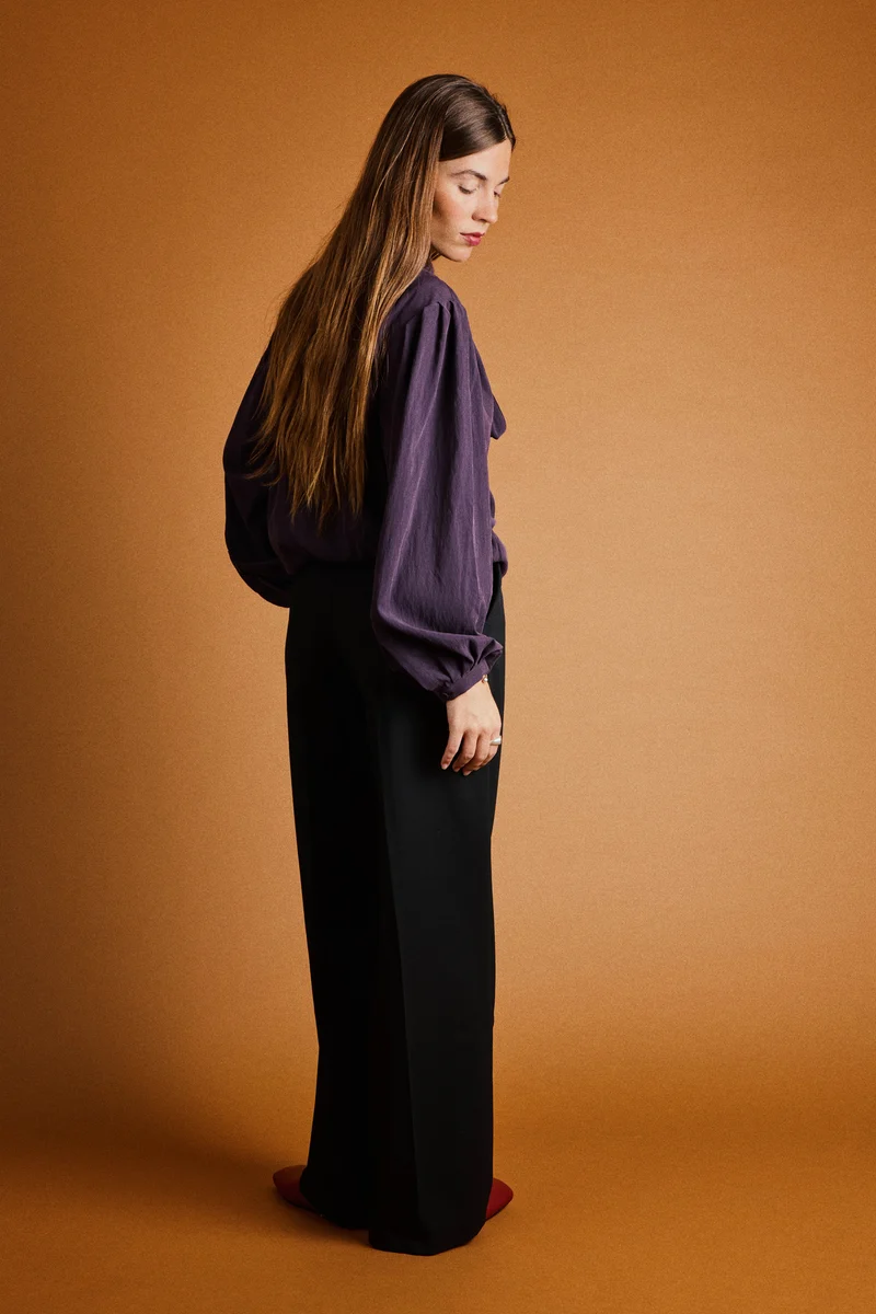 Pantalon palazzo noir