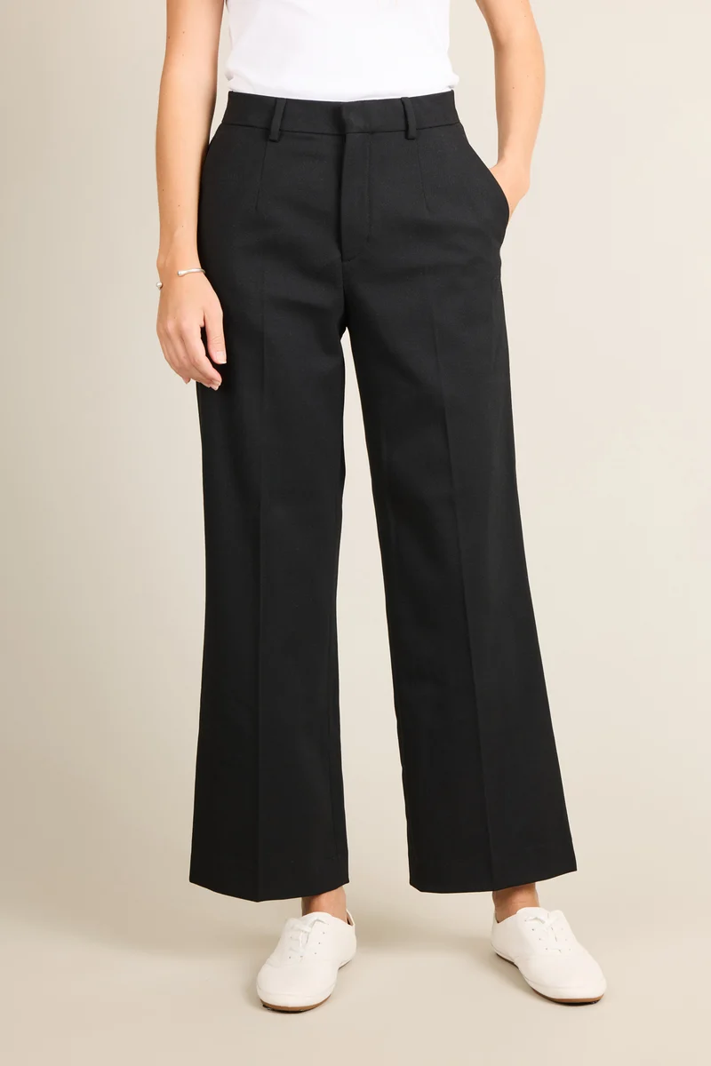 Pantalon flare noir