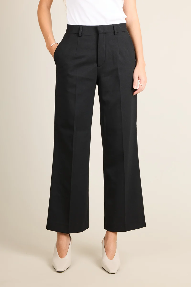 Pantalon flare noir