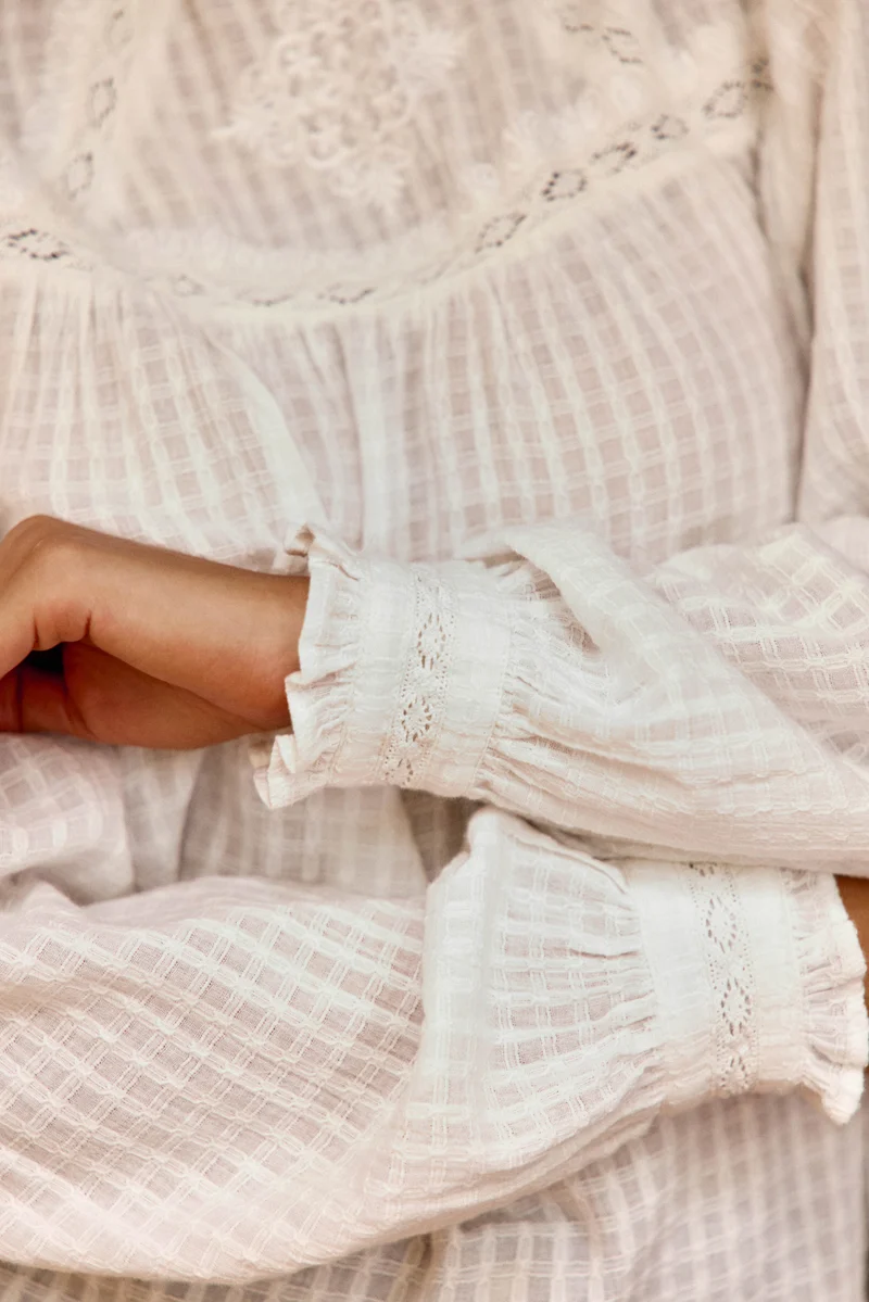 Birsena - Blouse en dentelle
