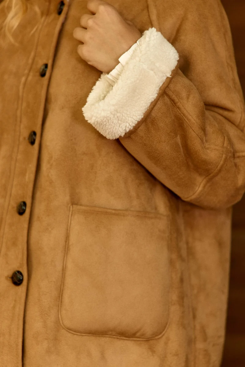 Nathalie - Manteau réversible
