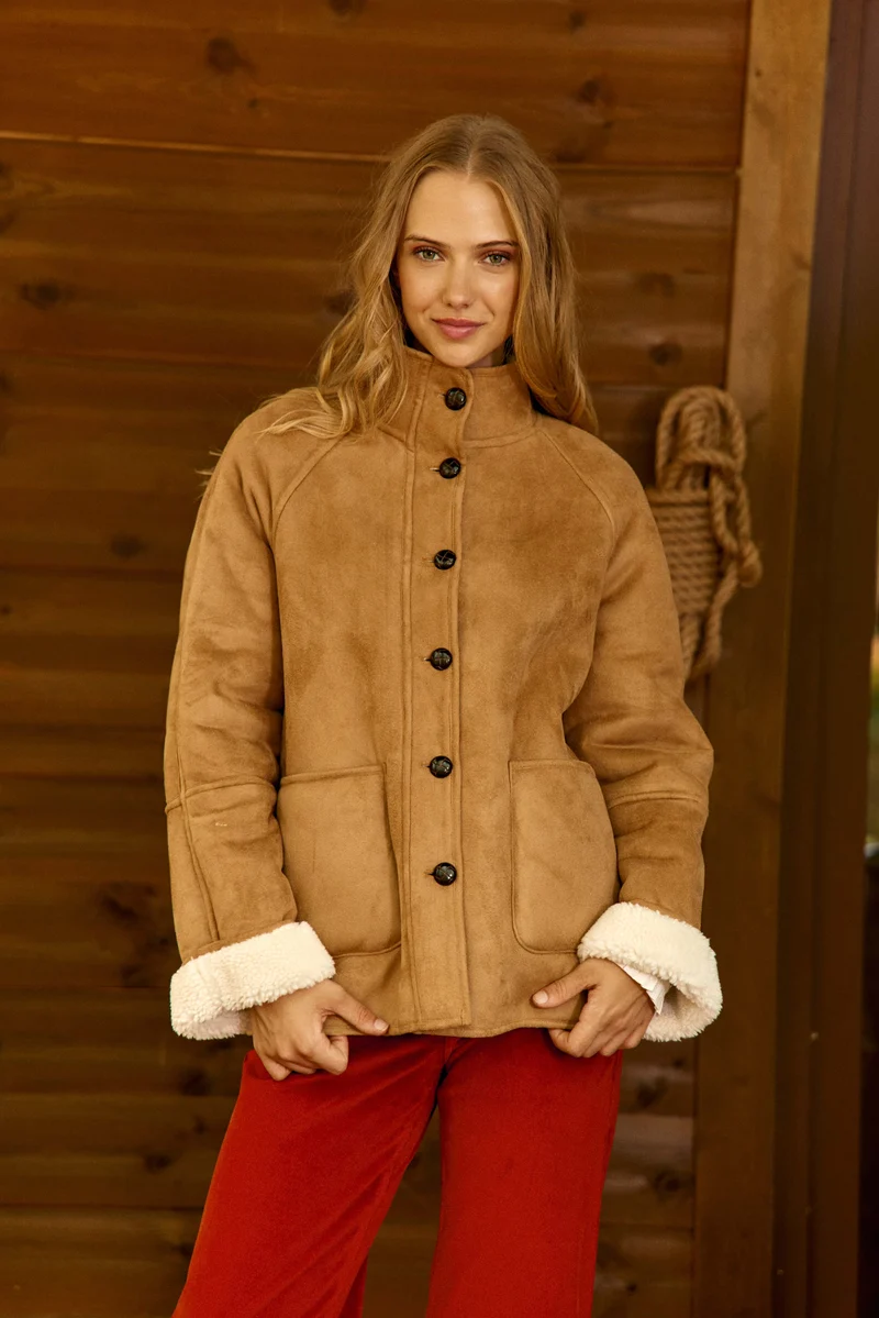 Nathalie - Manteau réversible