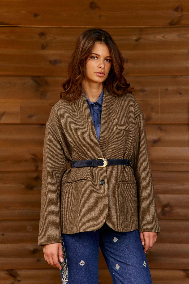 Vicka - Veste chevron