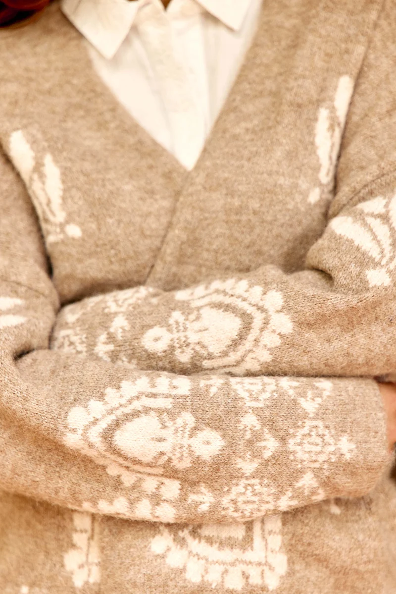 Misan - Gilet à motifs