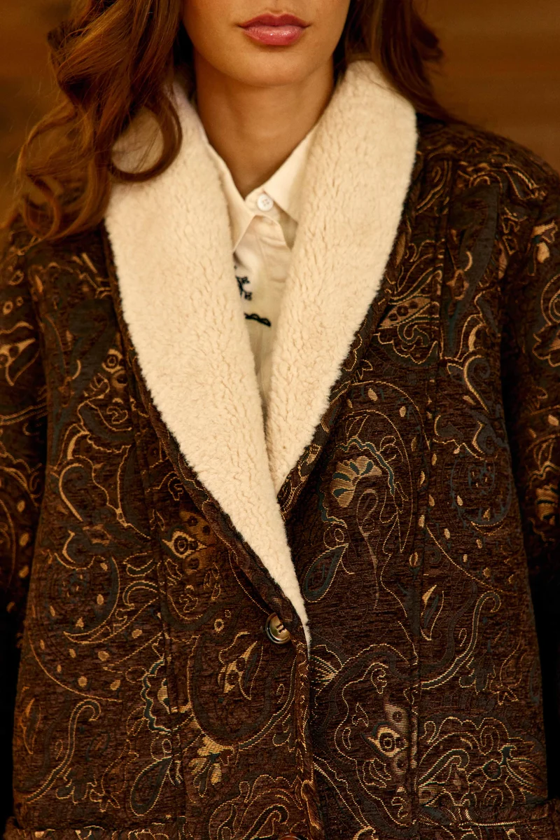 Noelia - Manteau en jacquard