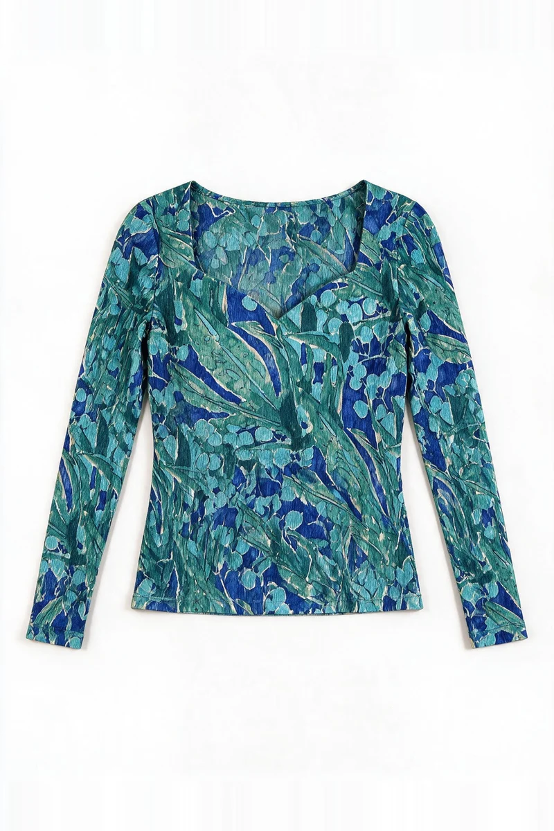 Top Grand Cœur Myrtille