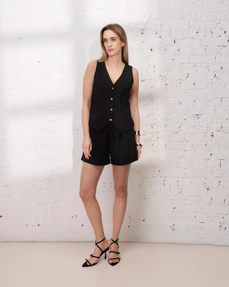 Gilet sans manches Lisbonne - Noir