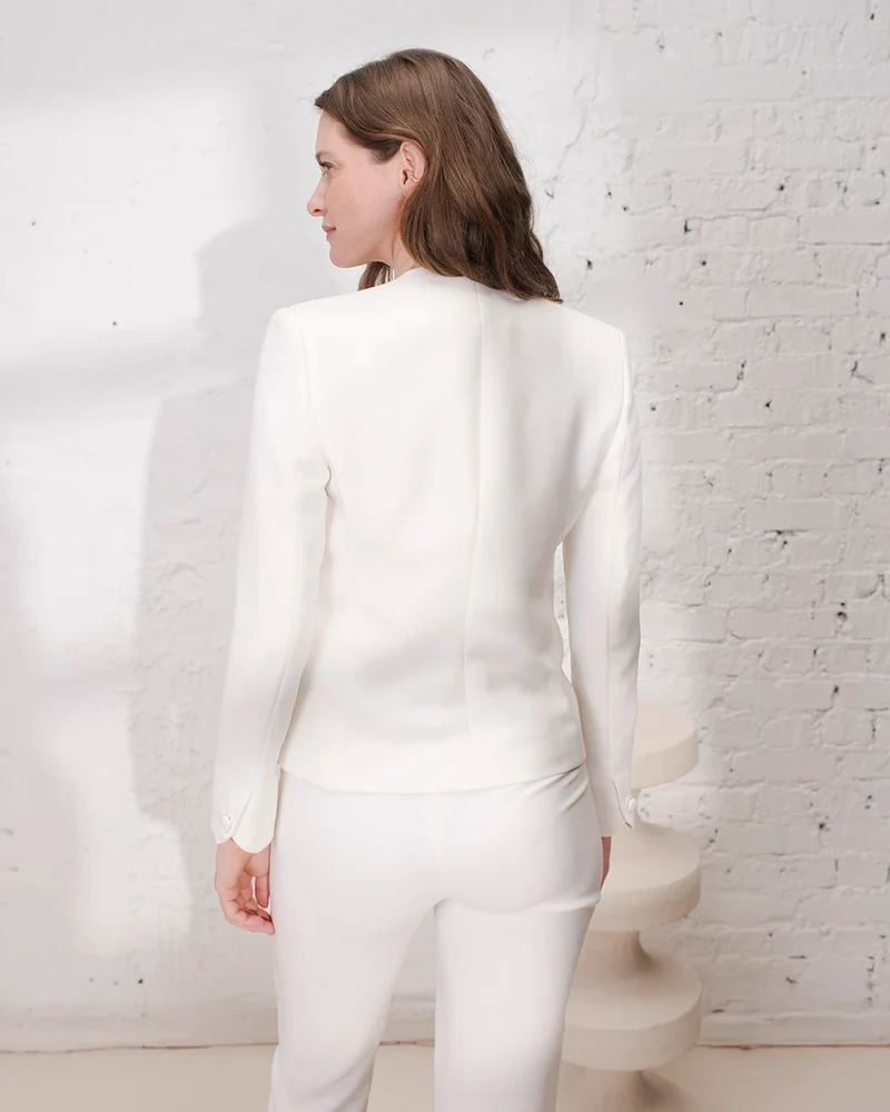 Veste tailleur Sydney - Blanche