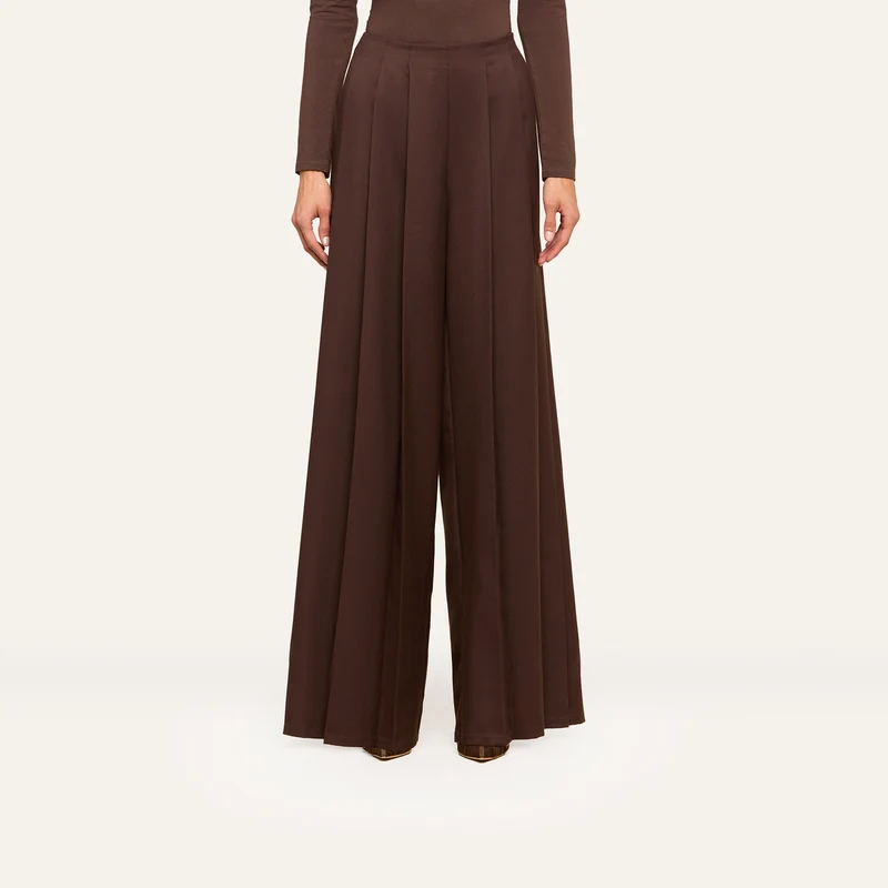 Nova Pleated Wide-Leg Pant