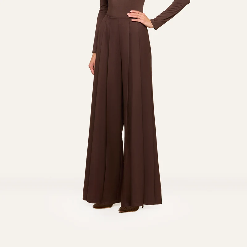 Nova Pleated Wide-Leg Pant
