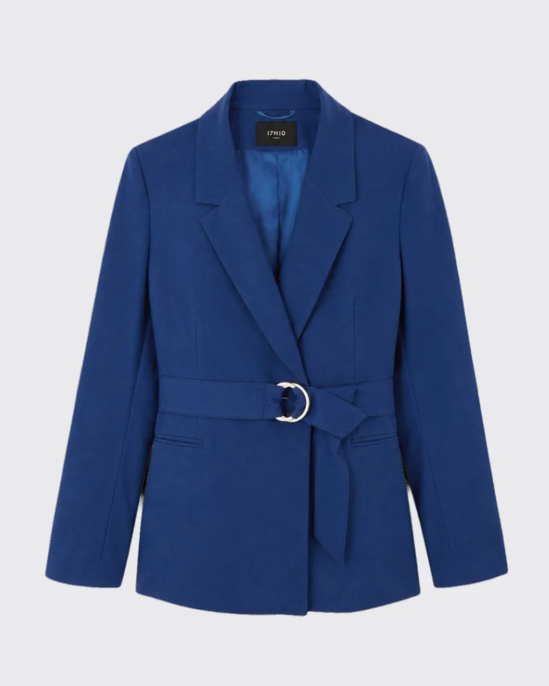 Veste ceinturée Olbia - Cobalt