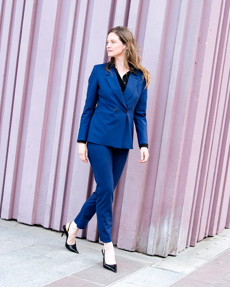Pantalon Cigarette New-York - Cobalt