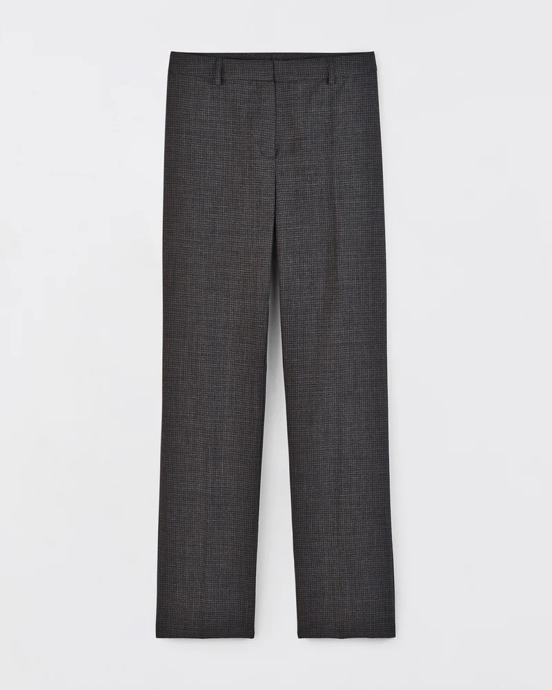 Pantalon droit Berlin - Noir Chiné
