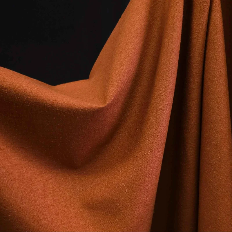 Bourrette de soie | Rouille | 107 cm | Fin de rouleau