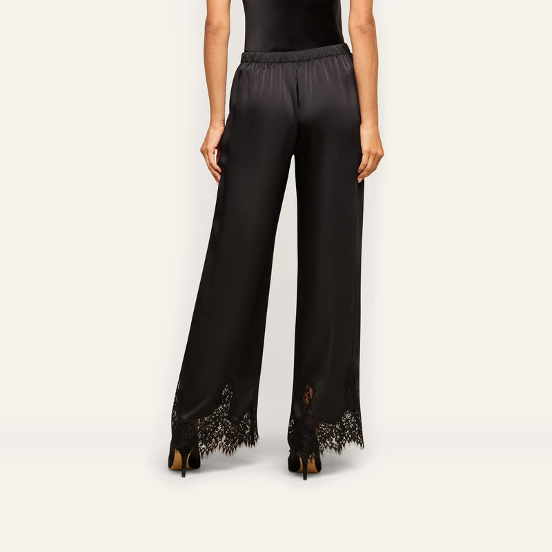 Mirel Satin Lace Pant