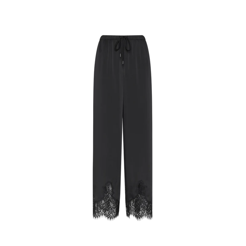Mirel Satin Lace Pant