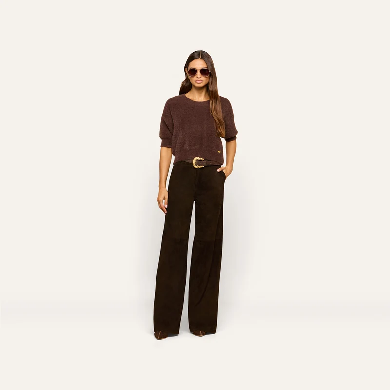 Livvy Suede Trouser