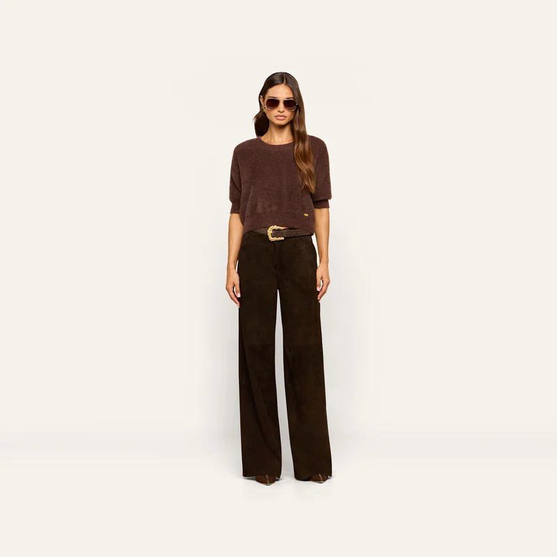 Livvy Suede Trouser