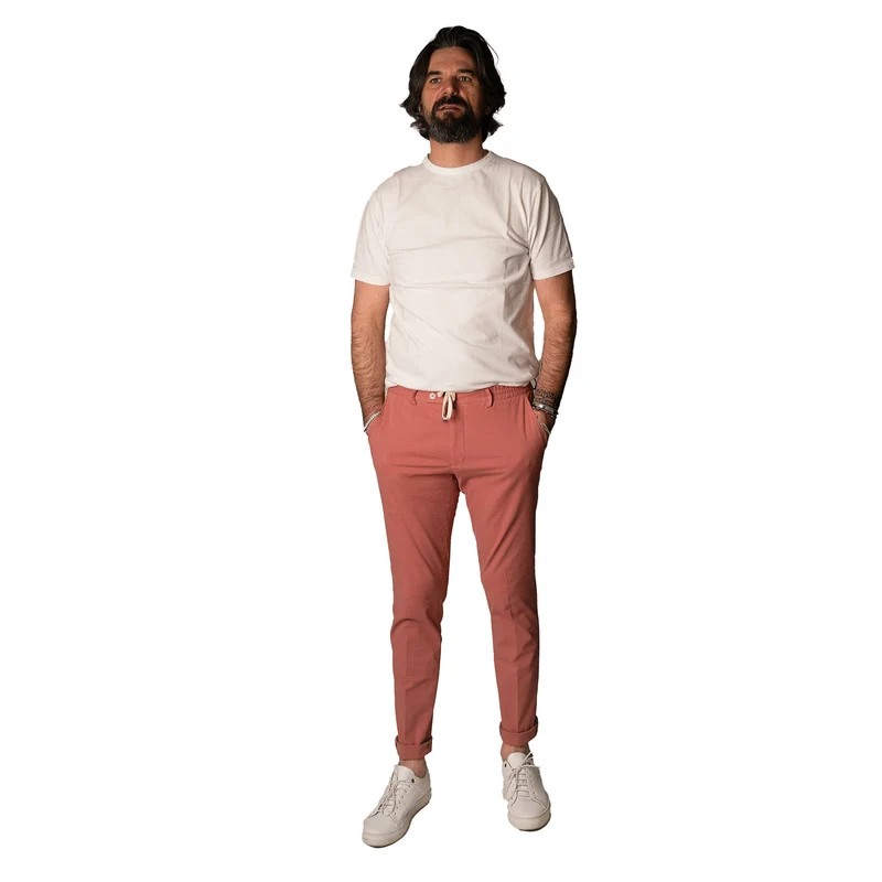 Pantalon à lacet Amovible "Bandol" Vieux Rose