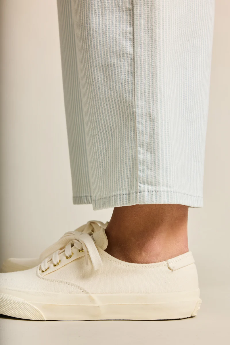 Jean flare rayé