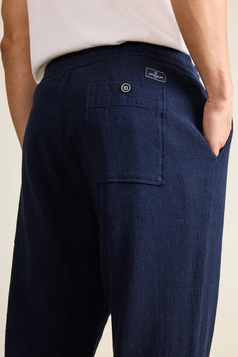 Jogpant aéré indigo