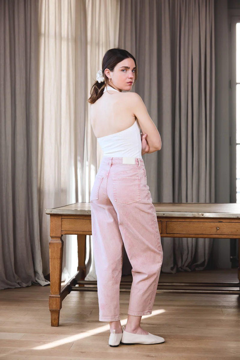 Jean balloon ice pink