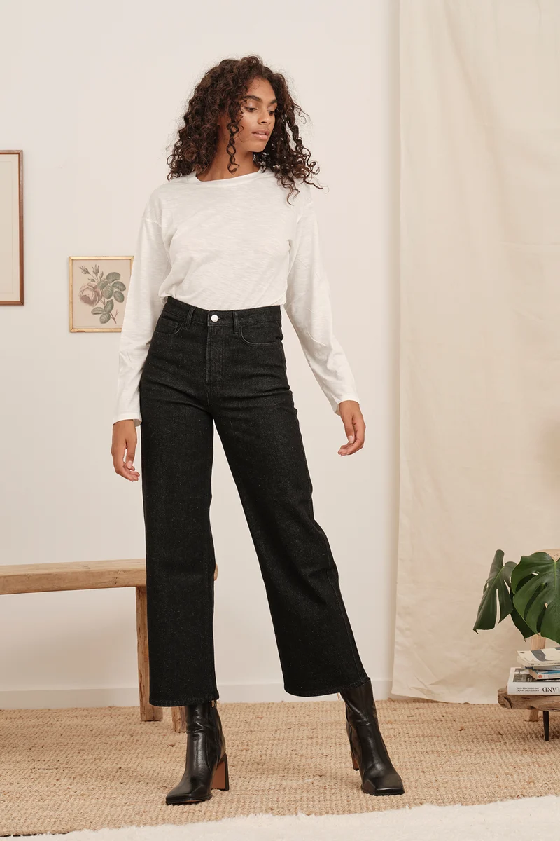 Jean Flare Vintage Noir