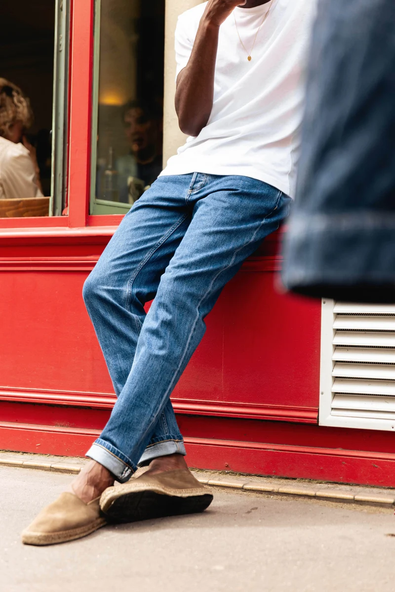 Jean classique bleu vintage