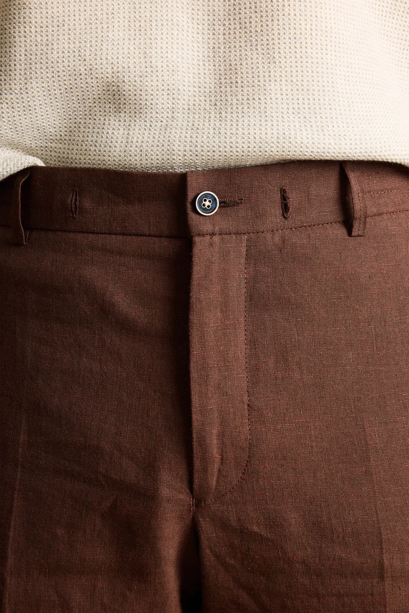 Pantalon lin ébène