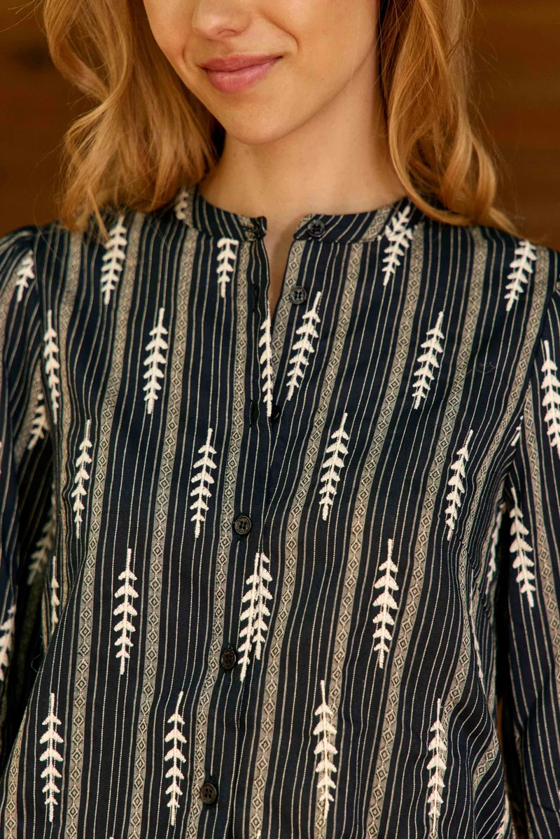 Bloya - Blouse à rayures