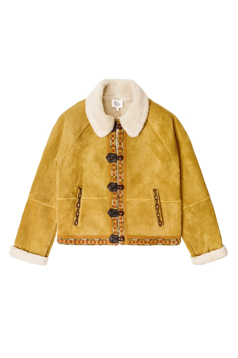 Vacy - Manteau effet suèdé