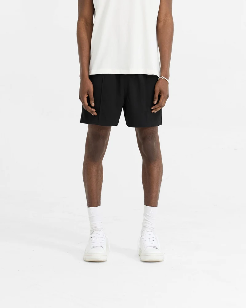 Initial Sweatshorts - Jet Black
